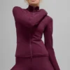 Airlift Winter Warm Radiant jakke med full glidelås – Burgundy