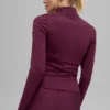 Airlift Winter Warm Radiant jakke med full glidelås – Burgundy
