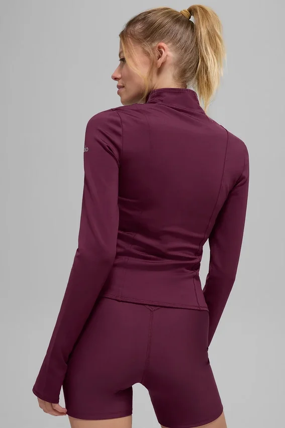 Airlift Winter Warm Radiant jakke med full glidelås – Burgundy