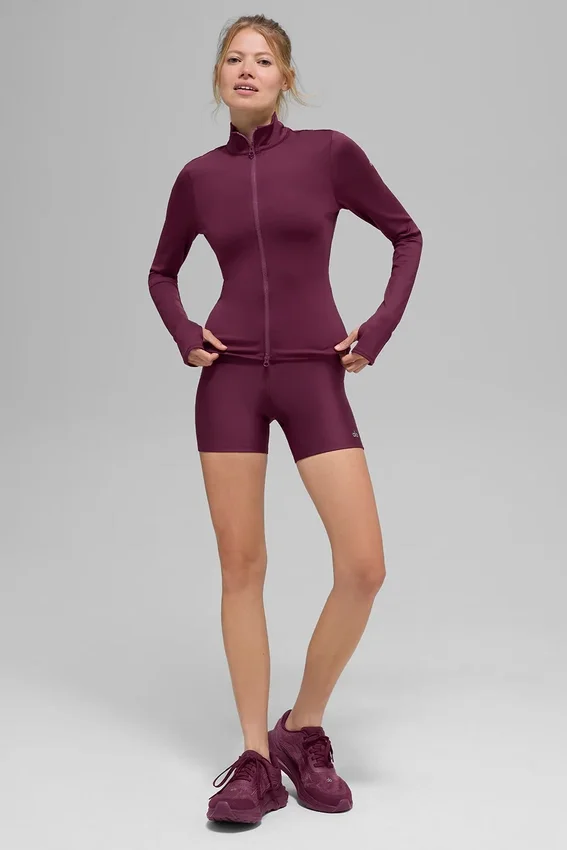 Airlift Winter Warm Radiant jakke med full glidelås – Burgundy