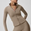 Airlift Winter Warm Radiant jakke med full glidelås – Gravel