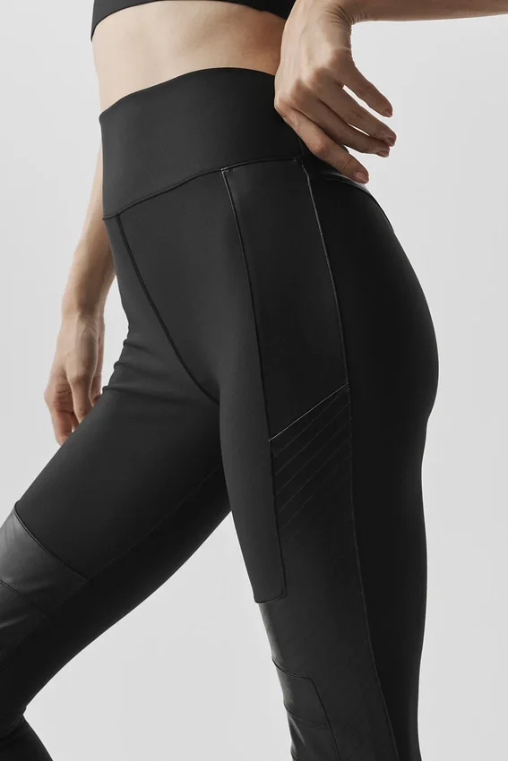 Airlift Winter Warm Supermoto High-Waist Tights – svart