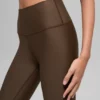 Airlift Winter Warm tights with high-waist design – Espresso