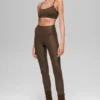 Airlift Winter Warm tights with high-waist design – Espresso