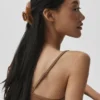 Akryl-Illusion-klørklips – solkysset brun/børstet gull