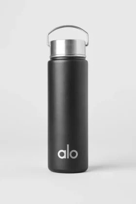 Alo-drikkeflaske – svart