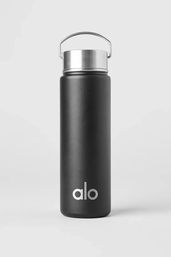 Alo-drikkeflaske – svart