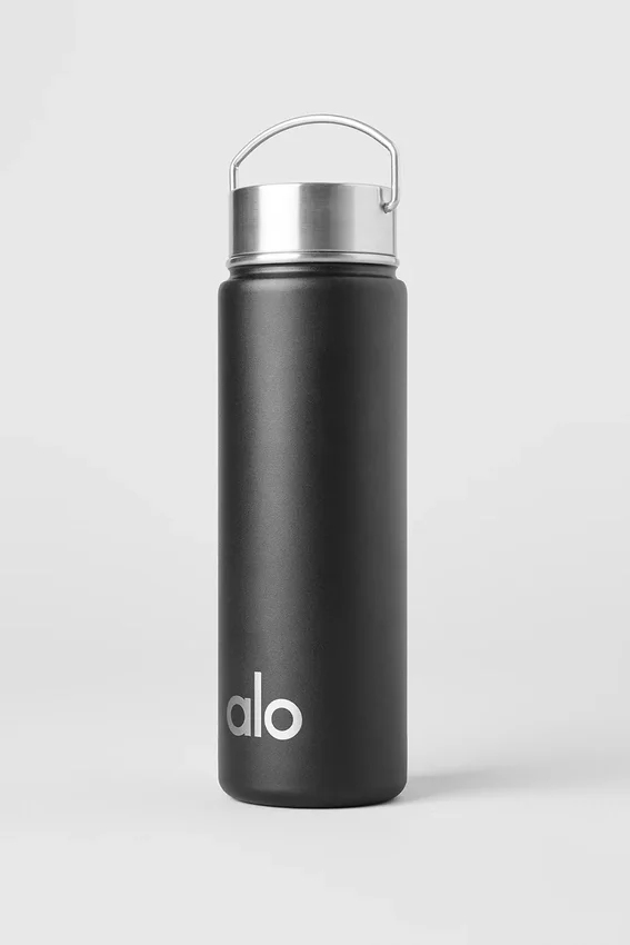 Alo-drikkeflaske – svart