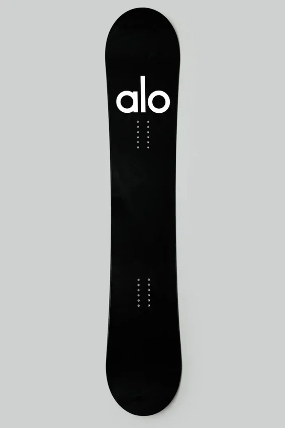 Alo Glacier Snowboard – svart/hvit