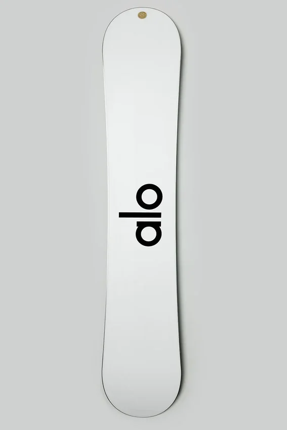 Alo Glacier Snowboard – svart/hvit