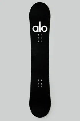 Alo Glacier Snowboard – Svart/Svart