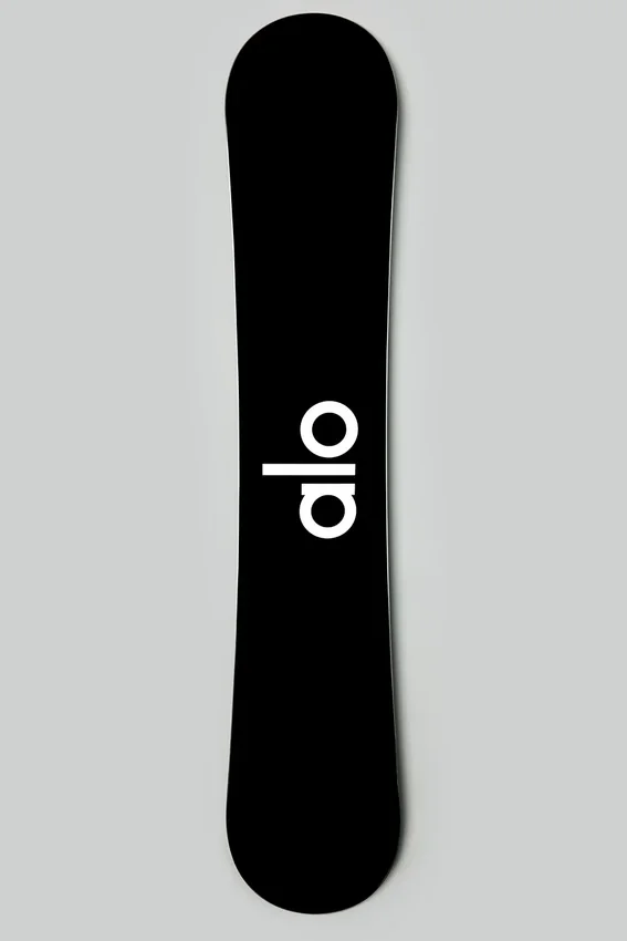 Alo Glacier Snowboard – Svart/Svart