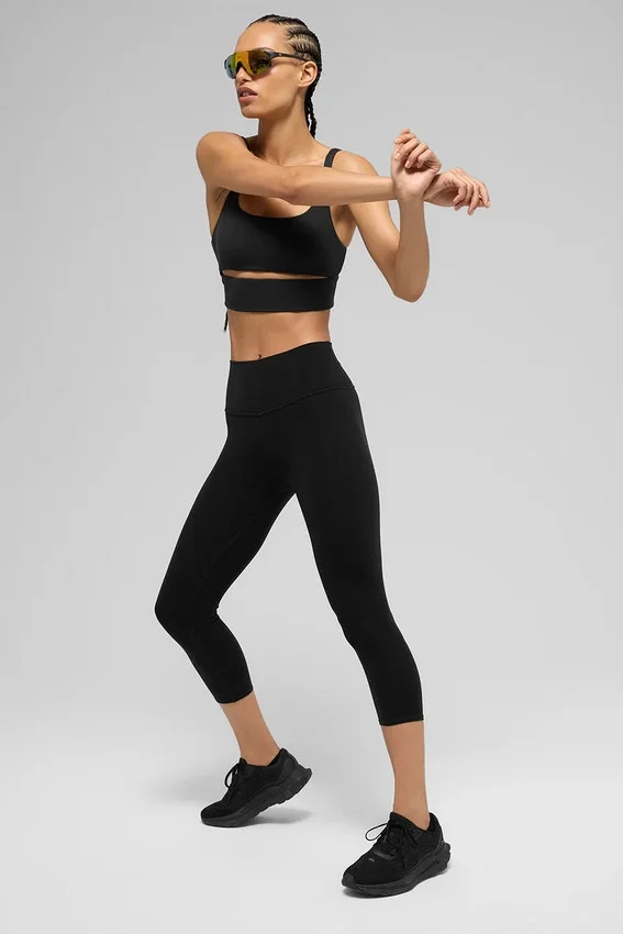 Alo High-Waist Airbrush Capri | Tights for kvinner
