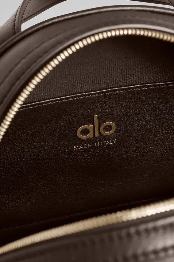 Alo Mini Odyssey – Espresso-lær