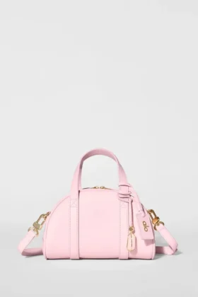 Alo Mini Odyssey – solbleket rosa skinn
