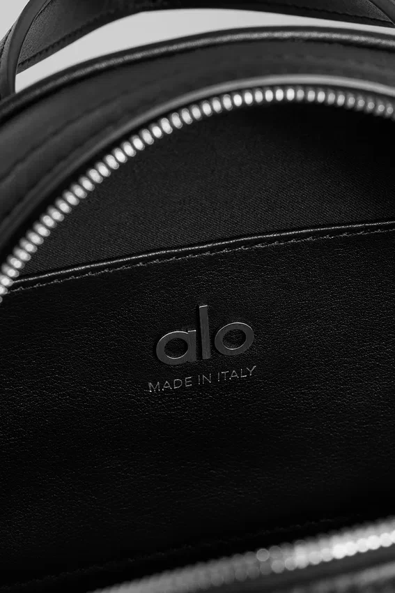 Alo Mini Odyssey – svart skinn