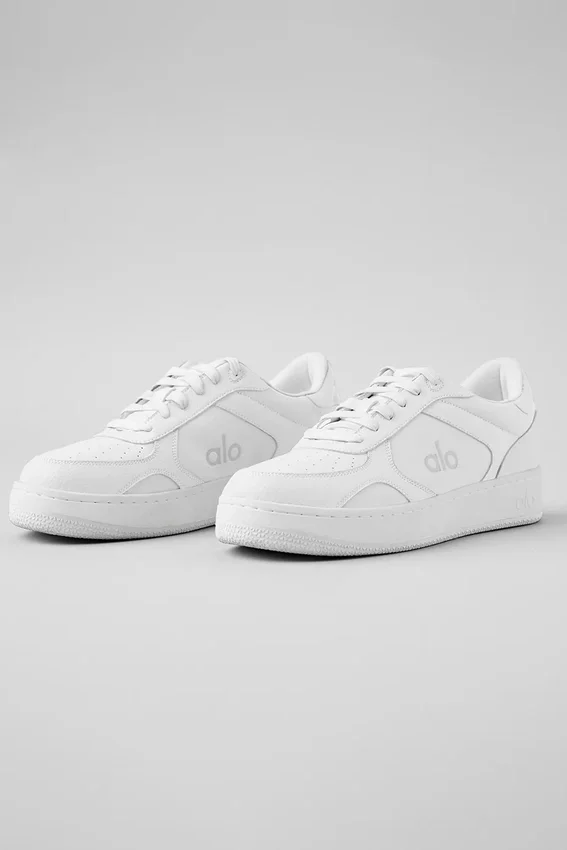 Alo Recovery Mode-Sneakers – naturhvit