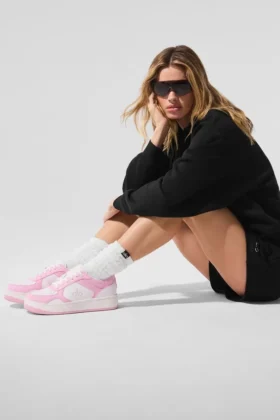 Alo Recovery Mode Sneakers – Rosa/Hvit
