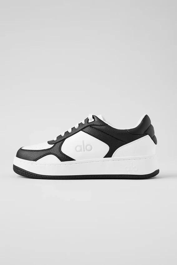Alo Recovery Mode-Sneakers – svart/hvit