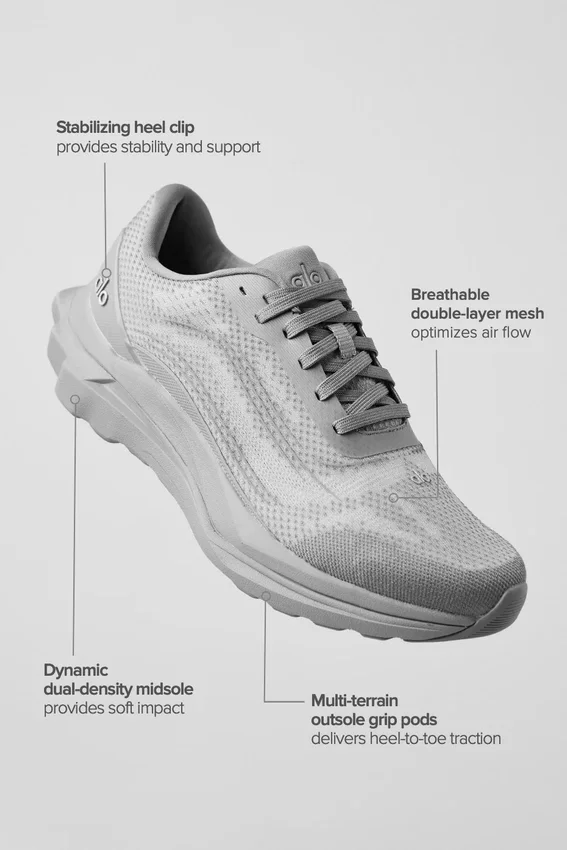 Alo Runner – Grey/Grey