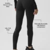 Alo Softsculpt 7/8 Define Tights – svart