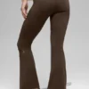 Alo Softsculpt 7/8 foldbare tights med utvidet ben – Espresso