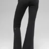 Alo Softsculpt 7/8 tights med brettet ben og utvidet ben – svart