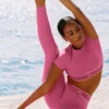Alo Softsculpt Amp It up BH med korte metere – Paradise Pink