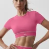 Alo Softsculpt Amp It up BH med korte metere – Paradise Pink
