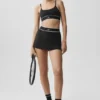 Alo Softsculpt Amp It up tennisskjørt – svart