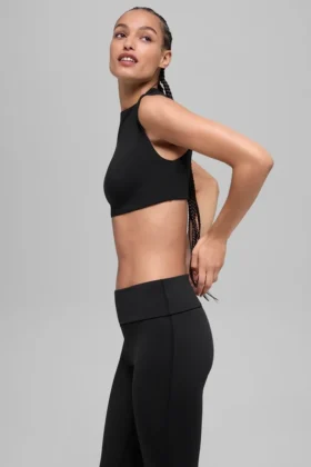 Alo Softsculpt Capped Out Kortermet Sleeve – svart