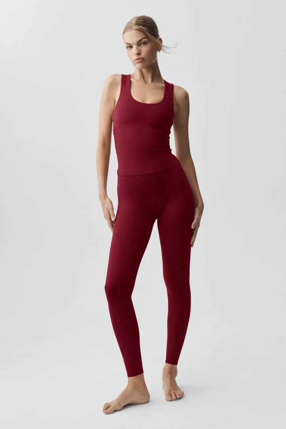 Alo Softsculpt Define-tights – Summer Romance Red