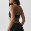Alo Softsculpt Feel the Heat halterneck-BH – svart