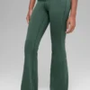 Alo Softsculpt Foldover Flare Tights – Clover Green