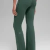 Alo Softsculpt Foldover Flare Tights – Clover Green