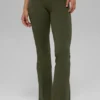 Alo Softsculpt High-Waist 7/8 Bootcut Tights – grønn oliven