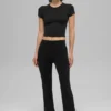 Alo Softsculpt high-waist 7/8 bootcut tights – svart