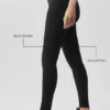 Alo Softsculpt High-Waist 7/8 Superset Tights – Svart