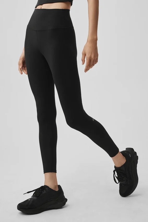 Alo Softsculpt High-Waist 7/8 Tights – svart