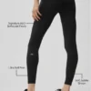 Alo Softsculpt High-Waist 7/8 Tights – svart