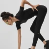 Alo Softsculpt High-Waist 7/8 Tights – svart