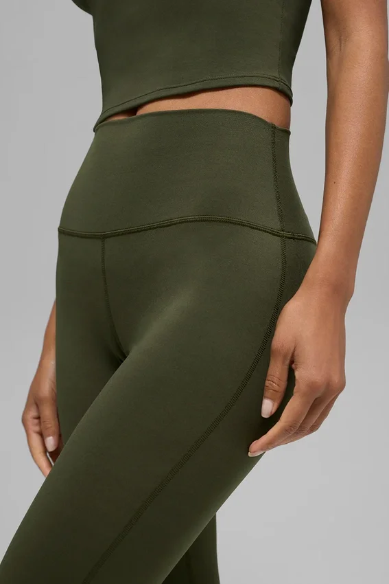 Alo Softsculpt High-Waist bootcut tights – grønn oliven