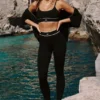 Alo Softsculpt High-Waist Tights «Amp It up» – svart