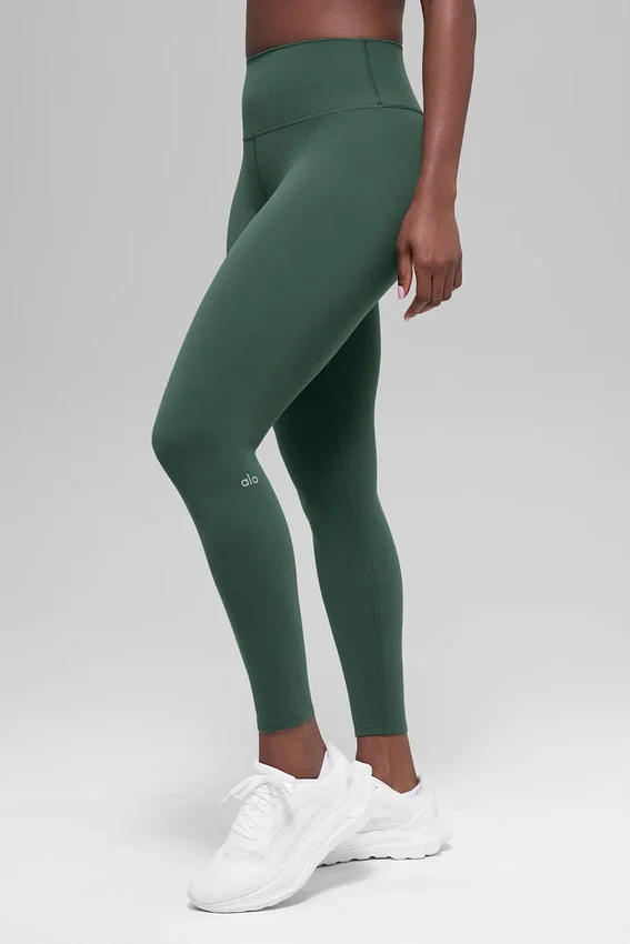 Alo Softsculpt High-Waist Tights – Clover Green