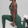 Alo Softsculpt High-Waist Tights – Clover Green