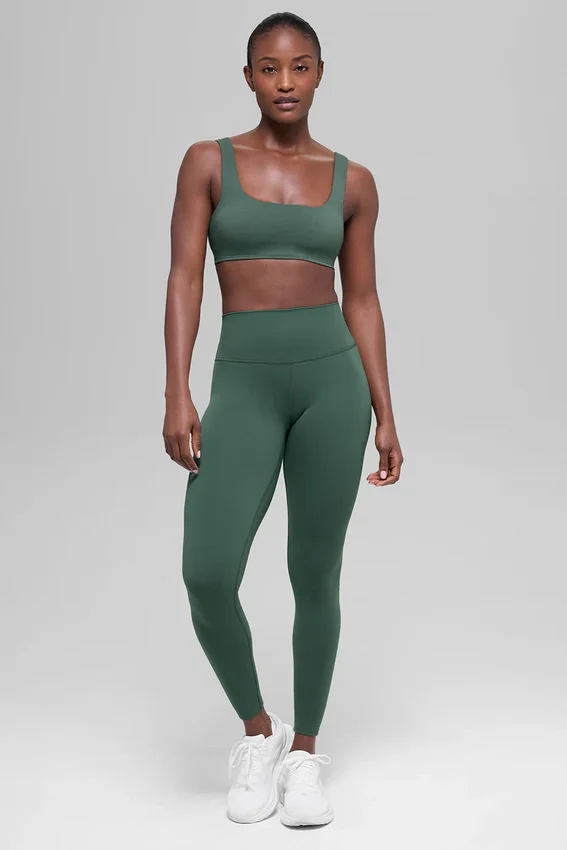 Alo Softsculpt High-Waist Tights – Clover Green