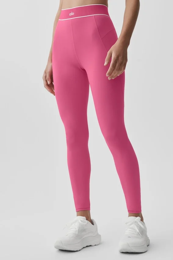 Alo Softsculpt High-Waist Tights from the «Amp It up» collection – Paradise Pink