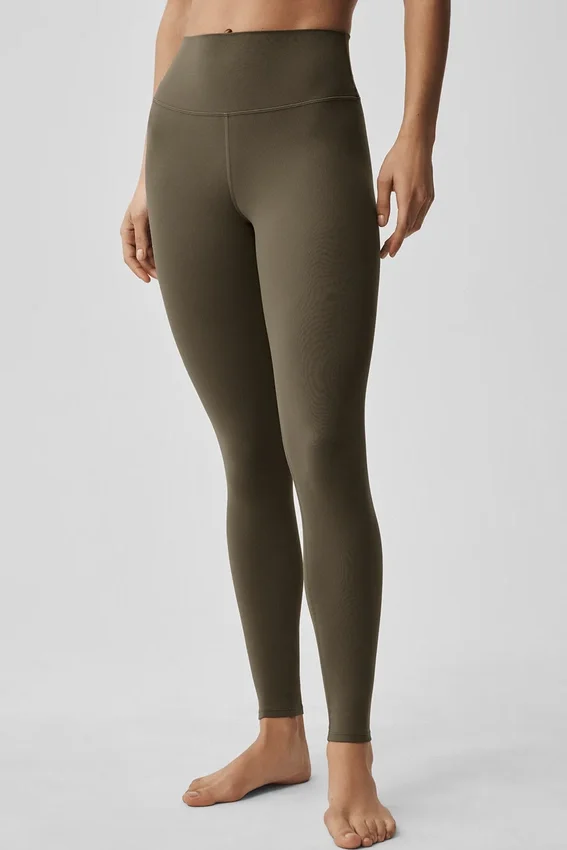 Alo Softsculpt High-Waist Tights – Olive Tree