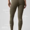 Alo Softsculpt High-Waist Tights – Olive Tree