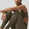 Alo Softsculpt High-Waist Tights – Olive Tree